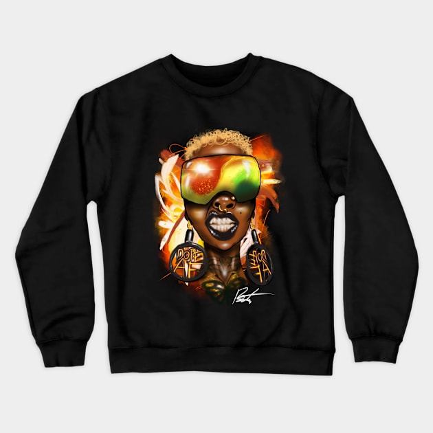 Dope AF Crewneck Sweatshirt by Timzartwork